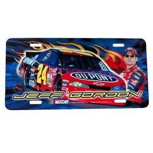 Jeff Gordon NASCAR DuPont Racing 2002 Metal License Plate